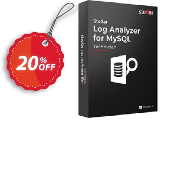 Stellar Log Analyzer for MySQL Coupon, discount Stellar Log Analyzer for MySQL Awful sales code 2024. Promotion: Awful sales code of Stellar Log Analyzer for MySQL 2024