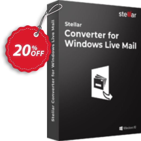 Stellar Converter for WINDOWS Mail Technician Coupon, discount Stellar Converter for Windows Mail Technician Stunning discount code 2024. Promotion: Stunning discount code of Stellar Converter for Windows Mail Technician 2024