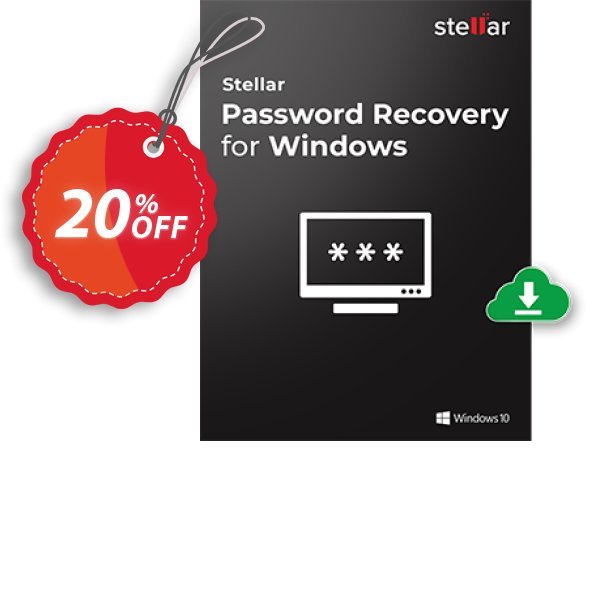 Stellar Password Recovery for WINDOWS Technician Coupon, discount 20% OFF Stellar Password Recovery for Windows Technician, verified. Promotion: Stirring discount code of Stellar Password Recovery for Windows Technician, tested & approved