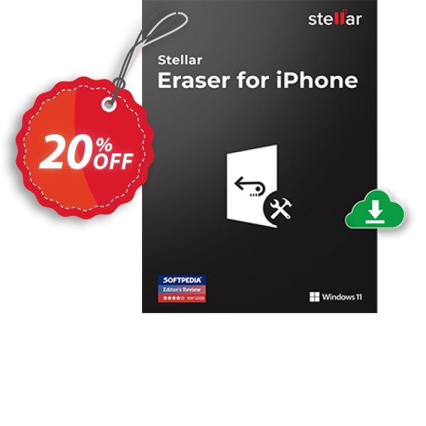 Stellar Eraser for iPhone Coupon, discount Stellar Eraser for iPhone Excellent promotions code 2025. Promotion: Excellent promotions code of Stellar Eraser for iPhone 2024
