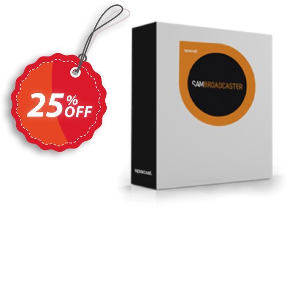 SAM Broadcaster STUDIO Coupon, discount 25% OFF SAM Broadcaster STUDIO, verified. Promotion: Amazing promo code of SAM Broadcaster STUDIO, tested & approved