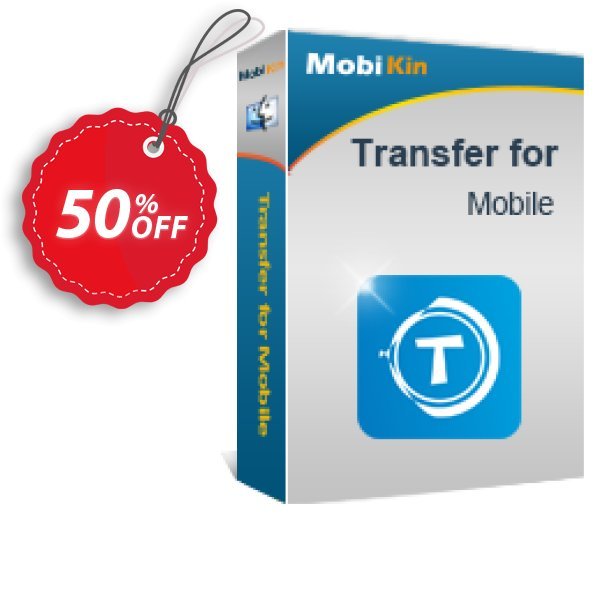 MobiKin Transfer for Mobile, MAC Version - Lifetime, 6-10PCs Plan Coupon, discount 50% OFF. Promotion: 