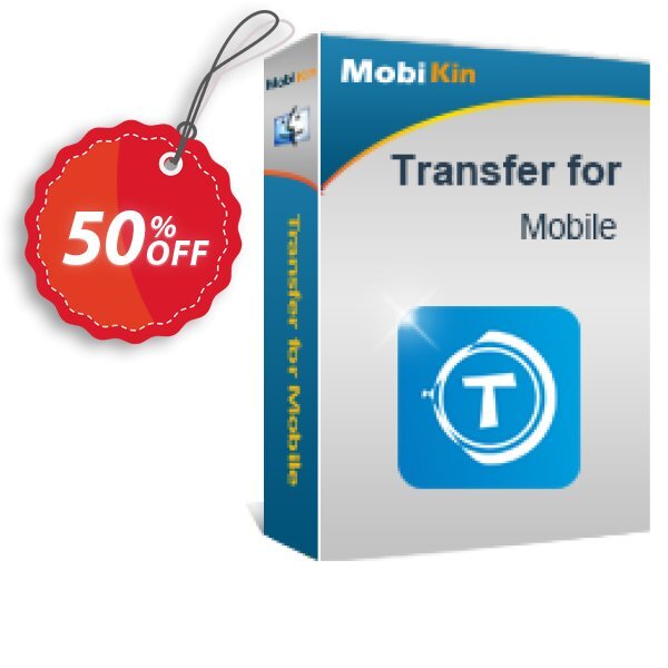 MobiKin Transfer for Mobile, MAC Version - Lifetime, 6-10PCs Plan Coupon, discount 50% OFF. Promotion: 