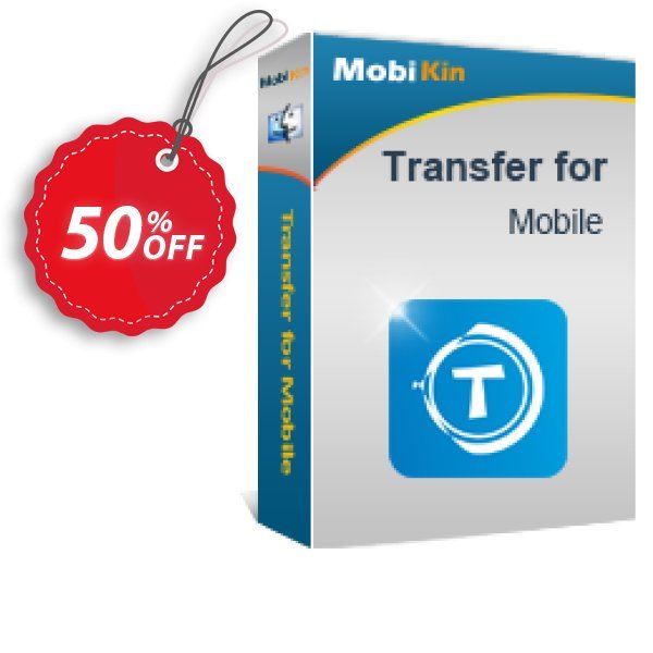 MobiKin Transfer for Mobile, MAC Version - Lifetime, 11-15PCs Plan Coupon, discount 50% OFF. Promotion: