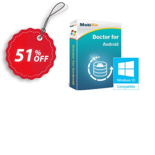MobiKin Doctor for Android - Yearly, 3 Devices, 1 PC Plan Coupon, discount 50% OFF. Promotion: 