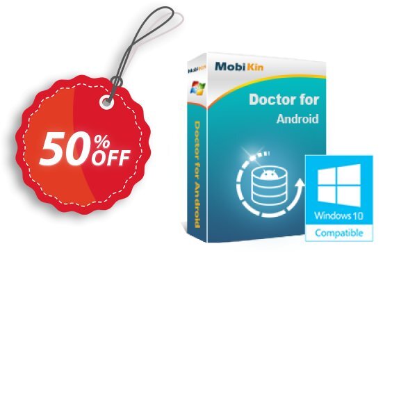 MobiKin Doctor for Android - Yearly, 3 Devices, 1 PC Plan Coupon, discount 50% OFF. Promotion: