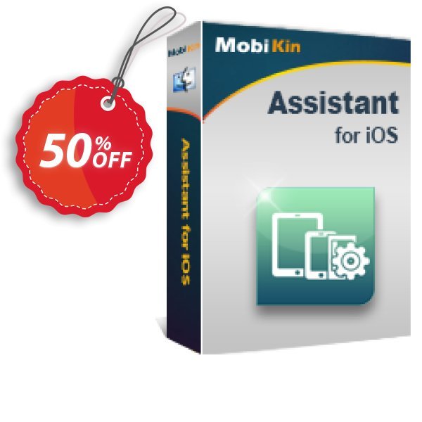 MobiKin Assistant for iOS, MAC - Yearly, 16-20PCs Plan Coupon, discount 50% OFF. Promotion: 