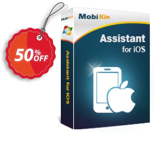 MobiKin Assistant for iOS - Lifetime, 6-10PCs Plan Coupon, discount 50% OFF. Promotion: 