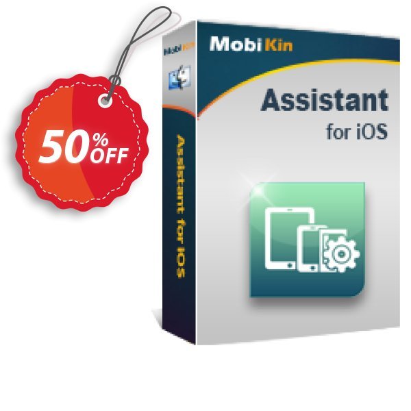 MobiKin Assistant for iOS, MAC Version - Lifetime, 2-5PCs Plan Coupon, discount 50% OFF. Promotion: 