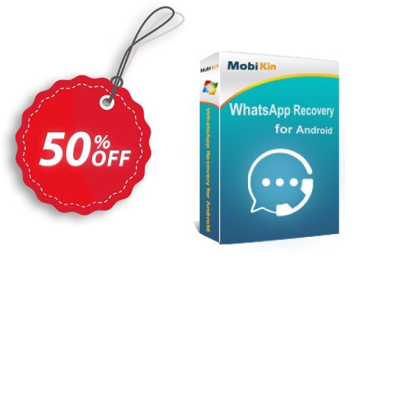 MobiKin WhatsApp Recovery for Android Coupon, discount MobiKin WhatsApp Recovery for Android - 1 Year, 3 Devices, 1 PC License Amazing sales code 2025. Promotion: Amazing sales code of MobiKin WhatsApp Recovery for Android - 1 Year, 3 Devices, 1 PC License 2024