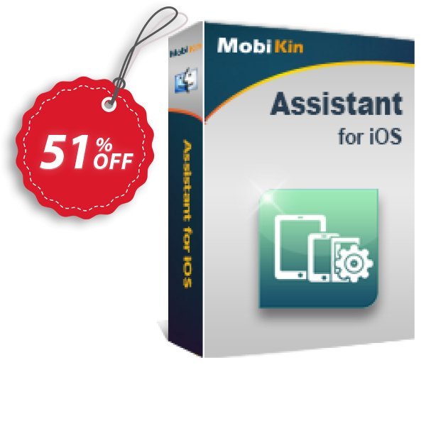 MobiKin Assistant for iOS, MAC - Yearly, 2-5 PCs Plan Coupon, discount 50% OFF. Promotion: 