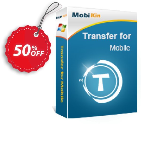MobiKin Transfer for Mobile - Lifetime, 6-10PCs Plan Coupon, discount 50% OFF. Promotion: 