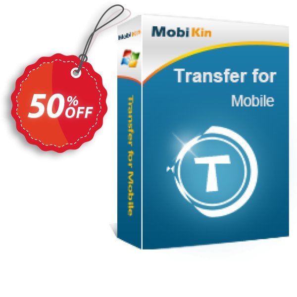 MobiKin Transfer for Mobile - Lifetime, 11-15PCs Plan Coupon, discount 50% OFF. Promotion: