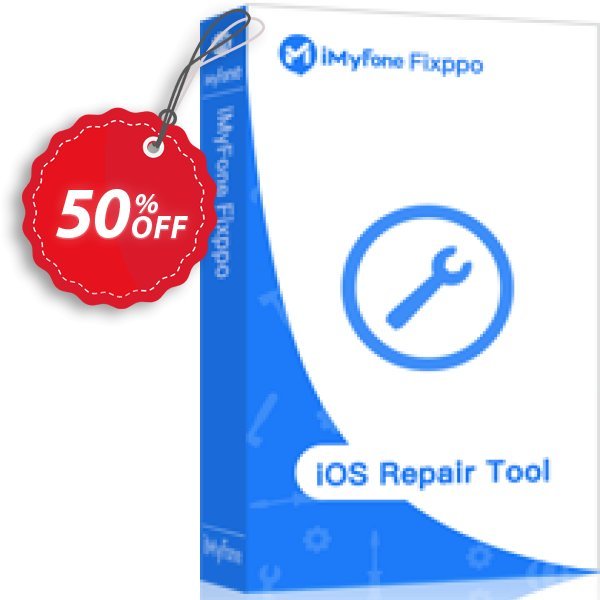 iMyFone Fixppo, 15 iDevice Lifetime  Coupon, discount iMyFone Fixppo 11-15 iDevice Lifetime License. Promotion: iMyfone promo code discount