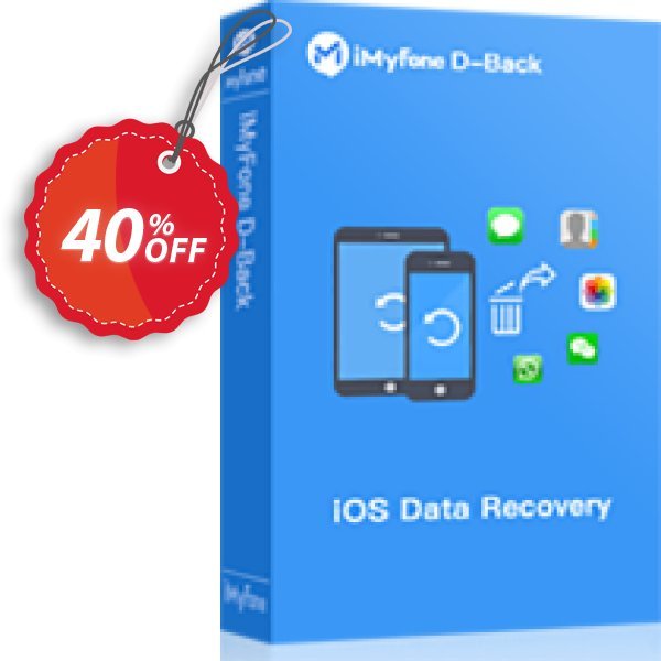 iMyFone D-Back , Lifetime/6-10 iDevices  Coupon, discount iMyfone discount (56732). Promotion: iMyfone promo code