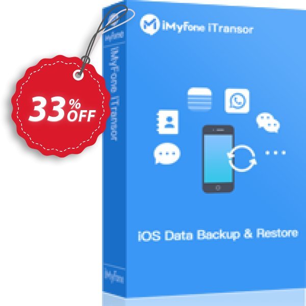 iMyFone iTransor Coupon, discount iMyfone discount (56732). Promotion: iMyfone promo code