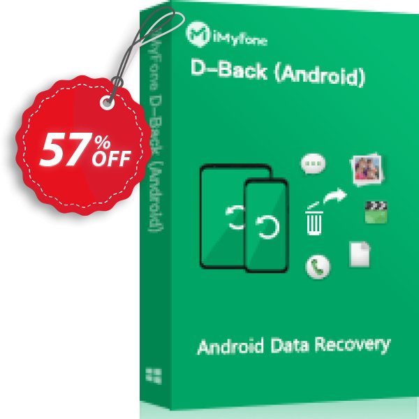 iMyFone D-Back for Android, Lifetime/6-10 Devices  Coupon, discount 43% OFF  iMyFone D-Back for Android, verified. Promotion: Awful offer code of  iMyFone D-Back for Android, tested & approved