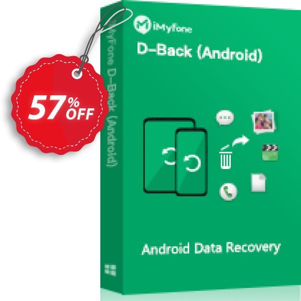iMyFone D-Back for Android, Lifetime/6-10 Devices Coupon, discount 43% OFF iMyFone D-Back for Android, verified. Promotion: Awful offer code of iMyFone D-Back for Android, tested & approved