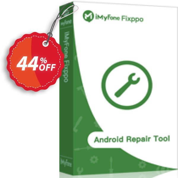 iMyFone Fixppo for Android, Unlimited/Lifetime Coupon, discount 44% OFF iMyFone Fixppo for Android (Unlimited/Lifetime), verified. Promotion: Awful offer code of iMyFone Fixppo for Android (Unlimited/Lifetime), tested & approved
