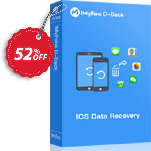 iMyfone D-Back - Unlimited Lifetime Coupon, discount iMyfone discount (56732). Promotion: iMyfone promo code