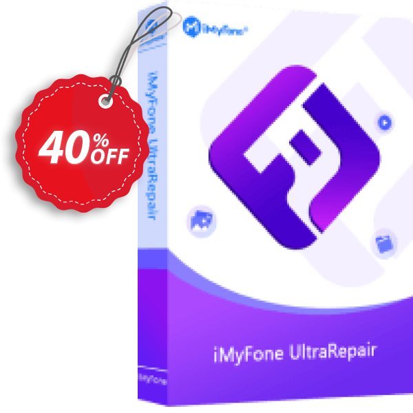 iMyFone UltraRepair 1-Year Plan Coupon, discount 40% OFF iMyFone UltraRepair 1-Year Plan, verified. Promotion: Awful offer code of iMyFone UltraRepair 1-Year Plan, tested & approved