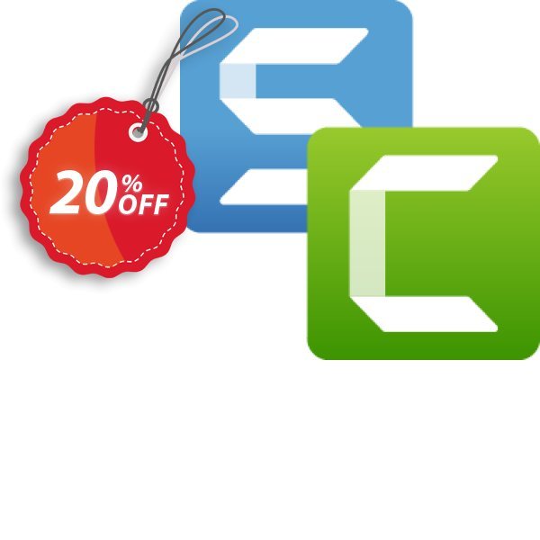 Offer bundle: Snagit and Camtasia 2024 Coupon, discount 20% OFF Offer bundle: Snagit and Camtasia 2025, verified. Promotion: Impressive promo code of Offer bundle: Snagit and Camtasia 2024, tested & approved