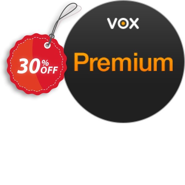 VOX Premium Coupon, discount 30% OFF VOX Premium, verified. Promotion: Formidable discounts code of VOX Premium, tested & approved