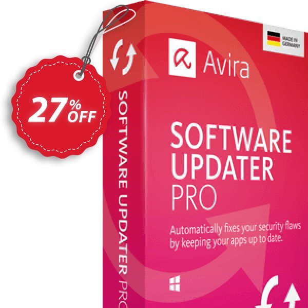 Avira Software Updater Pro Coupon, discount 25% OFF Avira Software Updater Pro, verified. Promotion: Fearsome promotions code of Avira Software Updater Pro, tested & approved