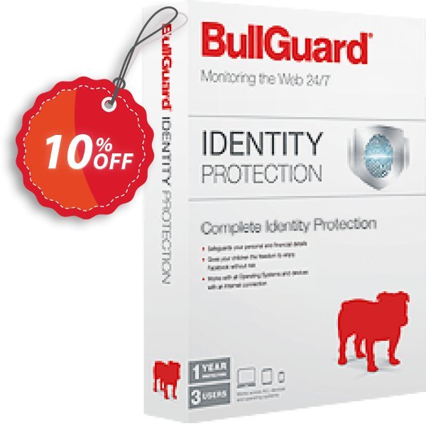 BullGuard Identity Protection 2021 Coupon, discount 10% OFF BullGuard Identity Protection 2025, verified. Promotion: Awesome promo code of BullGuard Identity Protection 2024, tested & approved