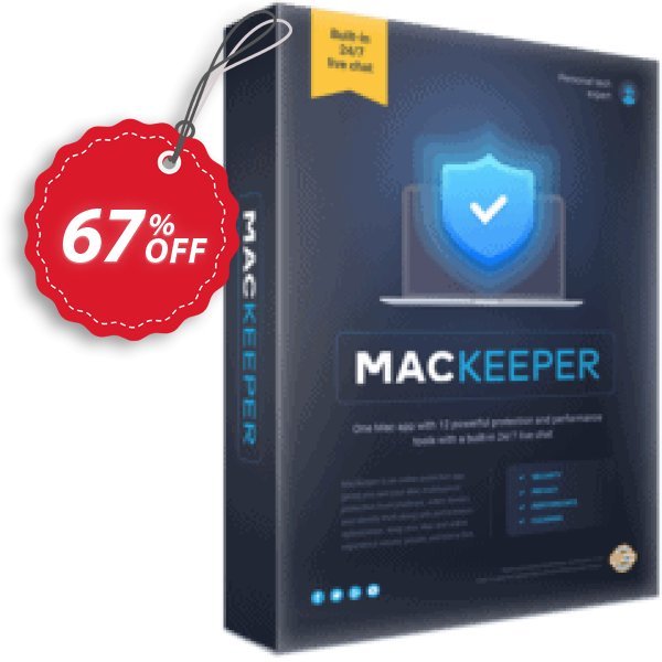MACKeeper Standard 6-month plan Coupon, discount MacKeeper Standard - License for 2 Macs wondrous discounts code 2024. Promotion: wondrous discounts code of MacKeeper Standard - License for 2 Macs 2024