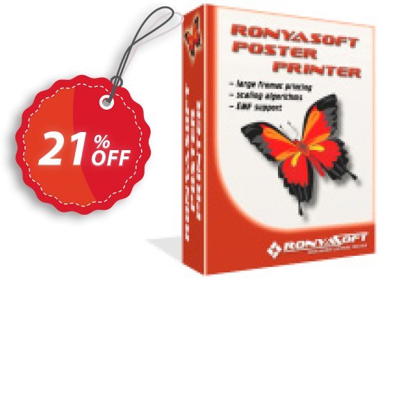 RonyaSoft Poster Printer Coupon, discount 20% OFF RonyaSoft Poster Printer, verified. Promotion: Amazing promotions code of RonyaSoft Poster Printer, tested & approved