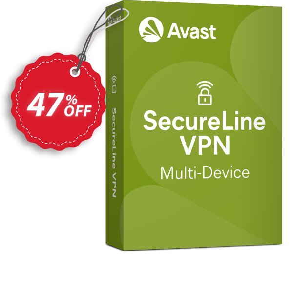 Avast SecureLine VPN, 2 years  Coupon, discount 47% OFF Avast SecureLine VPN (2 years), verified. Promotion: Awesome promotions code of Avast SecureLine VPN (2 years), tested & approved