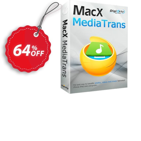 MACX MediaTrans PREMIUM 1-year Plan Coupon, discount 60% OFF MacX MediaTrans PREMIUM 1-year License, verified. Promotion: Stunning offer code of MacX MediaTrans PREMIUM 1-year License, tested & approved