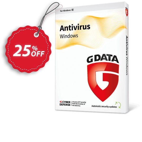 GDATA Antivirus Coupon, discount 25% OFF GDATA Antivirus, verified. Promotion: Excellent discount code of GDATA Antivirus, tested & approved