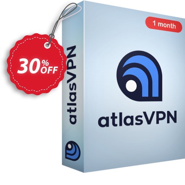 AtlasVPN Monthly Coupon, discount 30% OFF AtlasVPN 1 month, verified. Promotion: Wondrous discounts code of AtlasVPN 1 month, tested & approved