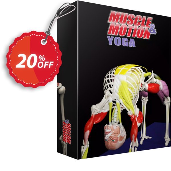 Muscle & Motion YOGA Monthly Coupon, discount 20% OFF Muscle & Motion YOGA 1 month, verified. Promotion: Awful promotions code of Muscle & Motion YOGA 1 month, tested & approved
