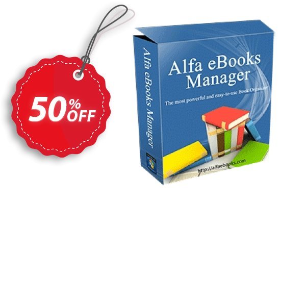 Alfa Ebooks Manager Web Coupon, discount 50% OFF Alfa Ebooks Manager Web, verified. Promotion: Big promo code of Alfa Ebooks Manager Web, tested & approved