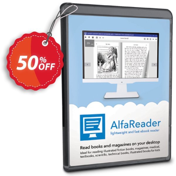 AlfaReader Coupon, discount 50% OFF AlfaReader, verified. Promotion: Big promo code of AlfaReader, tested & approved