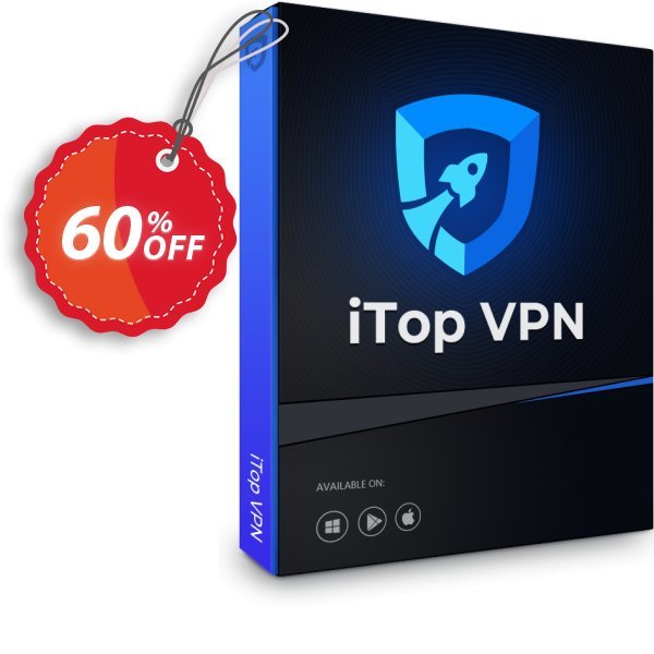 iTop VPN for WINDOWS, 3 Months  Coupon, discount 58% OFF iTop VPN for Windows (3 Months), verified. Promotion: Wonderful offer code of iTop VPN for Windows (3 Months), tested & approved