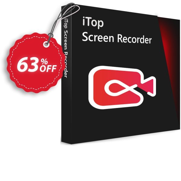 iTop screen Recorder, Monthly / 1 PC  Coupon, discount 60% OFF iTop screen Recorder (1 Month / 1 PC), verified. Promotion: Wonderful offer code of iTop screen Recorder (1 Month / 1 PC), tested & approved