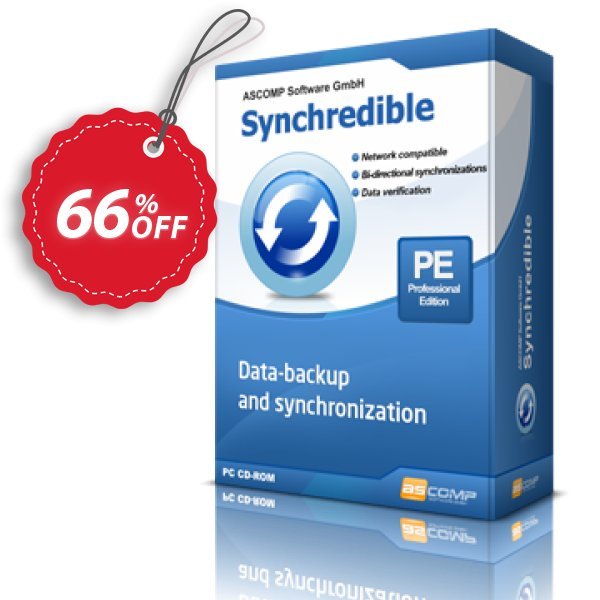 ASCOMP Synchredible Coupon, discount 66% OFF ASCOMP Synchredible, verified. Promotion: Amazing discount code of ASCOMP Synchredible, tested & approved