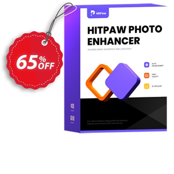 HitPaw Photo Enhancer for MAC Coupon, discount 65% OFF HitPaw Photo Enhancer for MAC, verified. Promotion: Impressive deals code of HitPaw Photo Enhancer for MAC, tested & approved