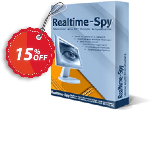 Spytech Realtime-Spy Standard Edition Coupon, discount 15% OFF Spytech Realtime-Spy Standard Edition Oct 2024. Promotion: Super discounts code of Spytech Realtime-Spy Standard Edition, tested in October 2024