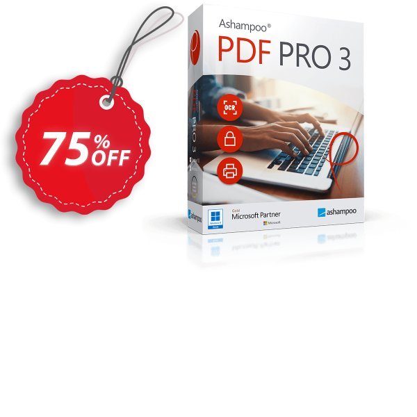 Ashampoo PDF Pro 3 Coupon, discount 75% OFF Ashampoo PDF Pro 3, verified. Promotion: Wonderful discounts code of Ashampoo PDF Pro 3, tested & approved