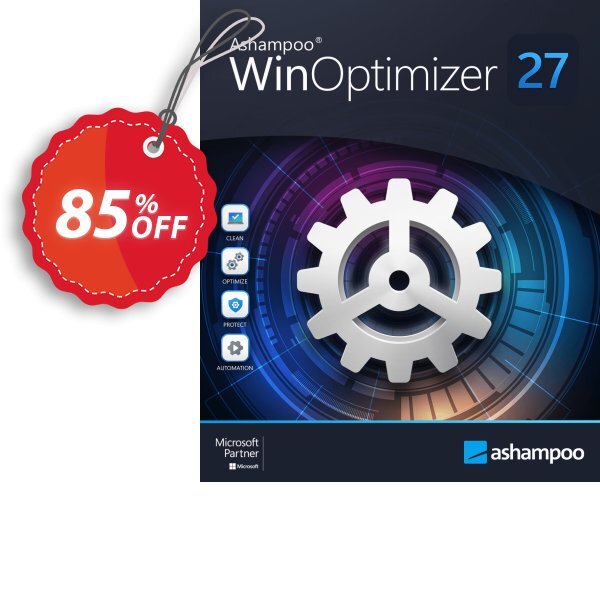 Ashampoo WinOptimizer 2024 Coupon, discount 85% OFF Ashampoo WinOptimizer 2024, verified. Promotion: Wonderful discounts code of Ashampoo WinOptimizer 2024, tested & approved