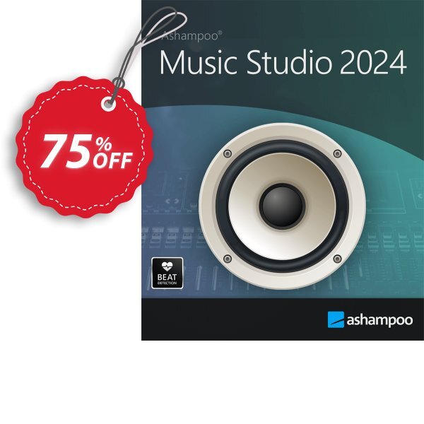 Ashampoo Music Studio 10 Coupon, discount 75% OFF Ashampoo Music Studio 10, verified. Promotion: Wonderful discounts code of Ashampoo Music Studio 10, tested & approved