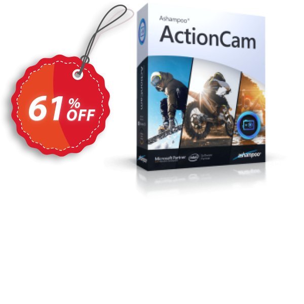 Ashampoo ActionCam Coupon, discount 60% OFF Ashampoo ActionCam, verified. Promotion: Wonderful discounts code of Ashampoo ActionCam, tested & approved