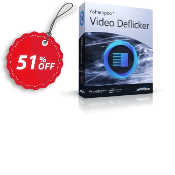 Ashampoo Video Deflicker Coupon, discount 50% OFF Ashampoo Video Deflicker, verified. Promotion: Wonderful discounts code of Ashampoo Video Deflicker, tested & approved