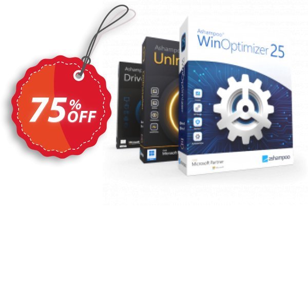 Ashampoo System Utilities 25 Coupon, discount 75% OFF Ashampoo System Utilities 24, verified. Promotion: Wonderful discounts code of Ashampoo System Utilities 24, tested & approved