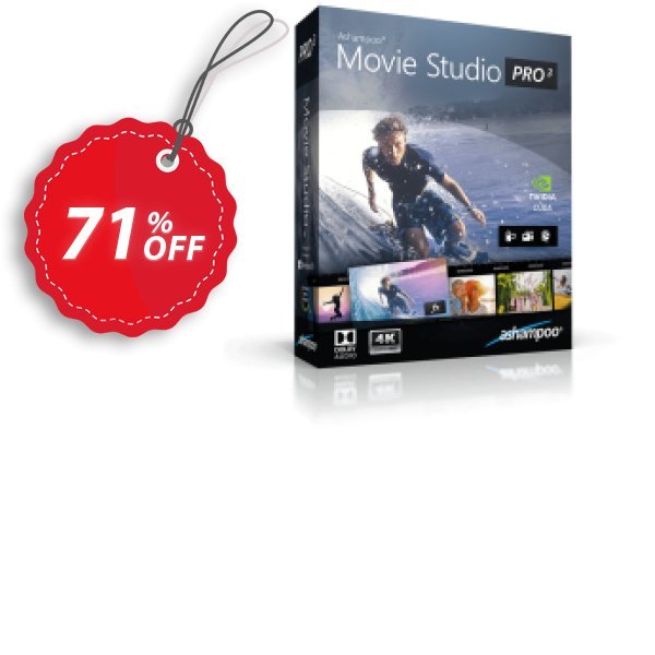 Ashampoo Movie Studio Pro 3 Coupon, discount Brothersoft 30 Prozent Coupon. Promotion: 